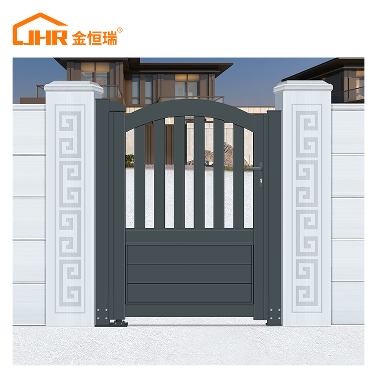 Stylish Trellis Aluminium Gates for Secure Villa Entrances