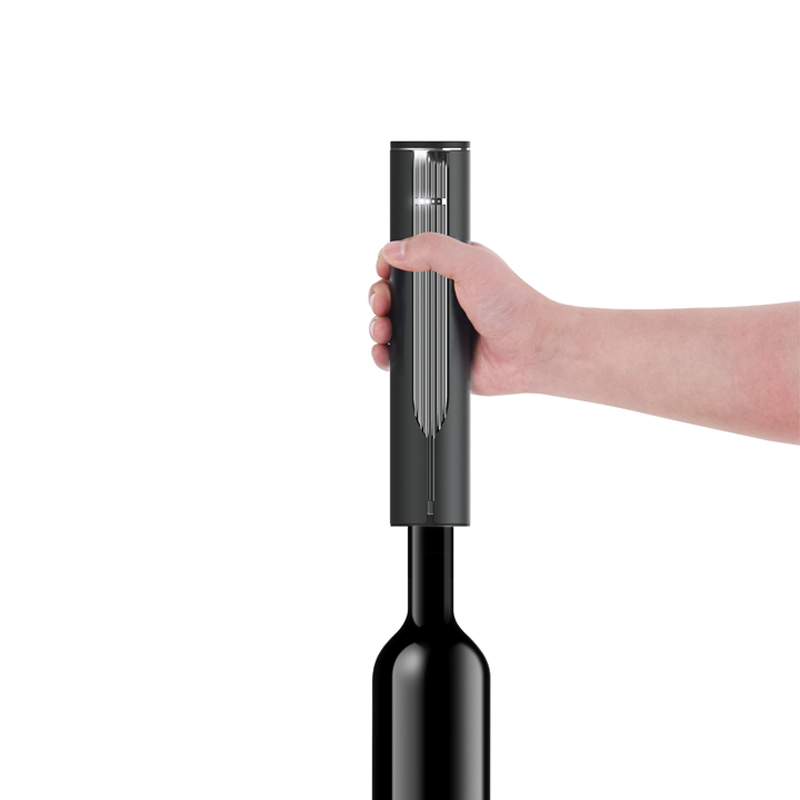 Automatic Stainless Steel Rechargeable Electric Wine Opener with Cutter