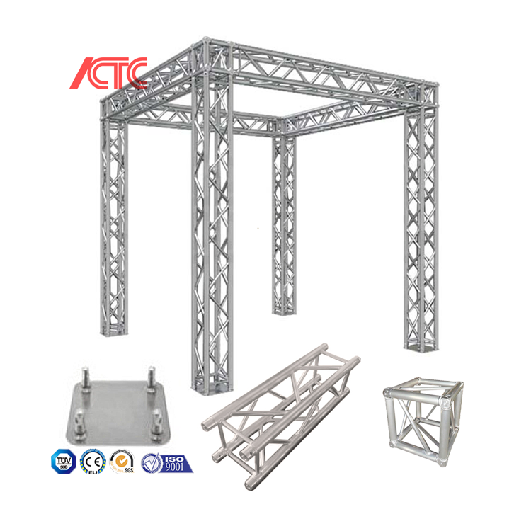 Factory Price Aluminum Mobile Global Lighting Booth Display Portable Truss for Events