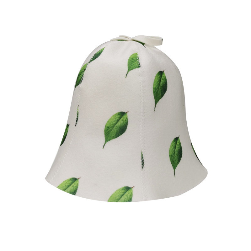 Non-Woven Felt Sauna Hat for Sauna and Steam Bath for Men Women Bath