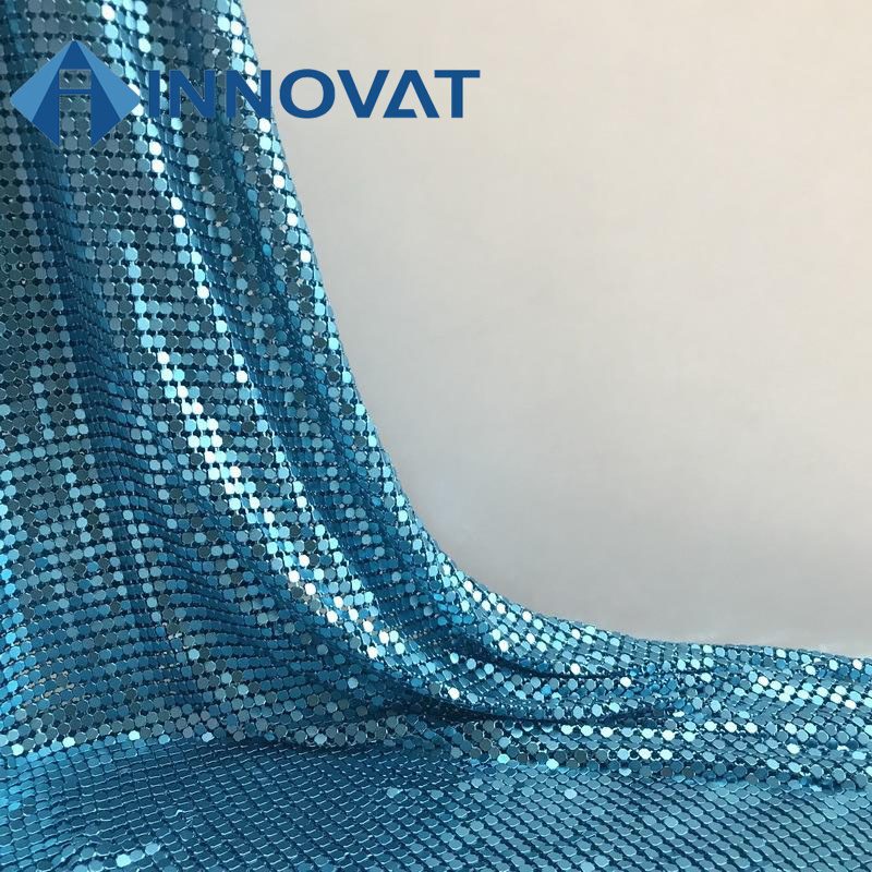 Aluminum Chainmail Mesh Fabric/ Window Curtain/ Metallic Mesh Curtain/Sequin Curtain