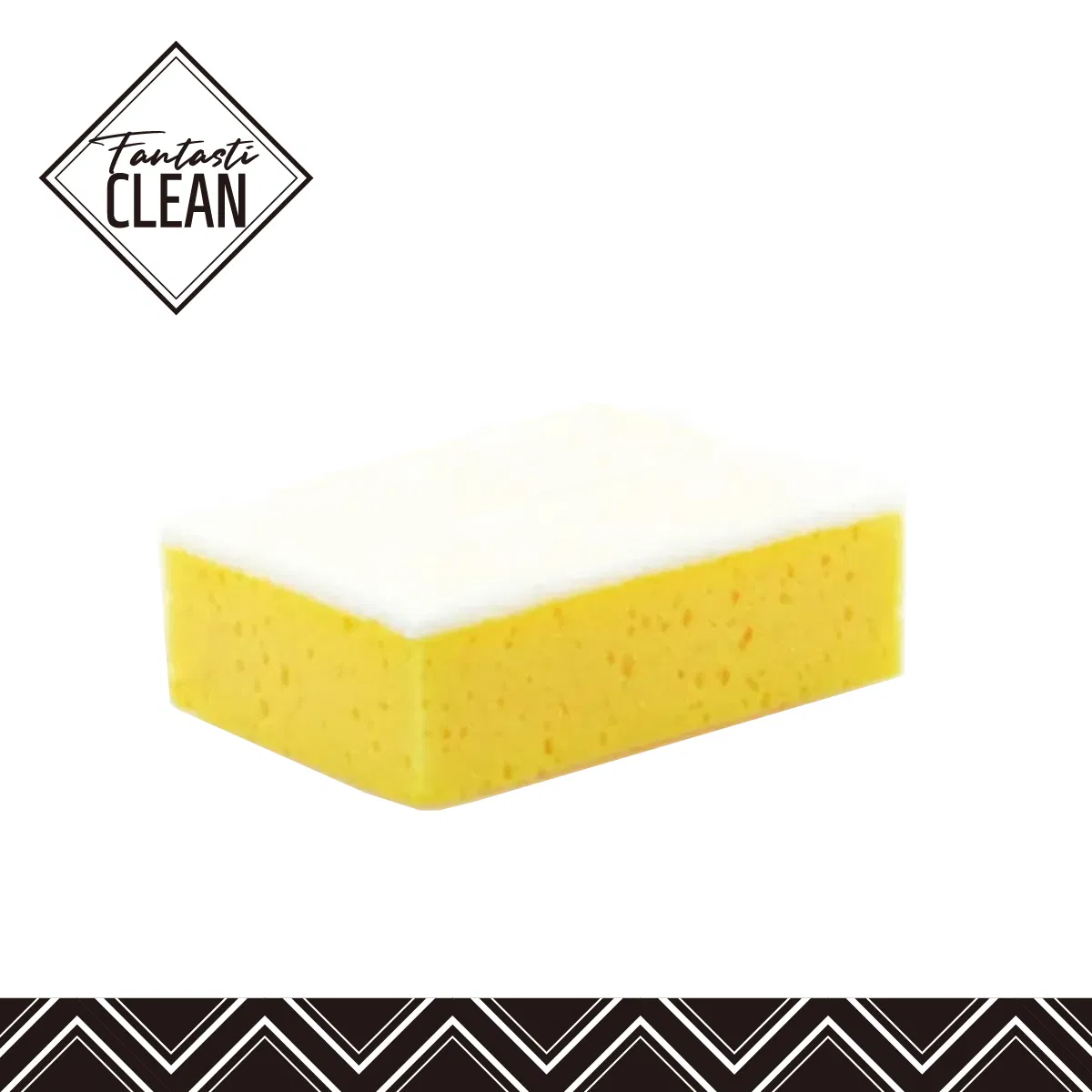 Fantasticlean Non-Woven Kitchen Cleaning Sponge Non-Scratch Multi-Purpose Auto Detailing Polishing Sponges