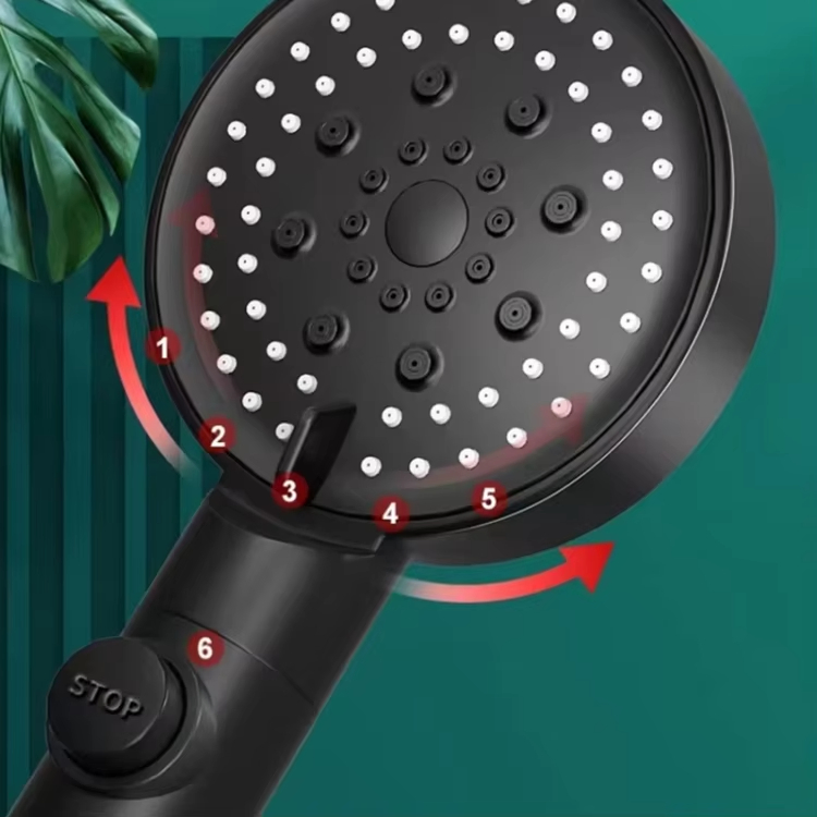 High-Pressure 5-Mode Shower Head for Ultimate Bathroom Experience