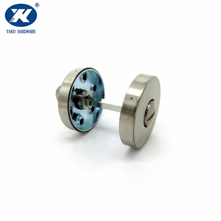 Stainless Steel Bathroom Door Knob Handle Knobset Thumb Turn Wc Indicator