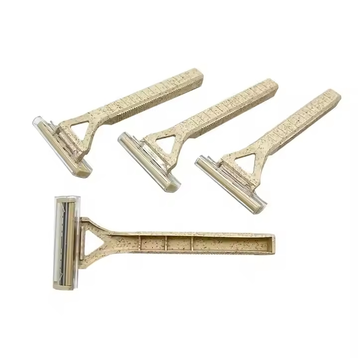 Wholesale Biodegradable Straw Shaving Hotel SPA Razors