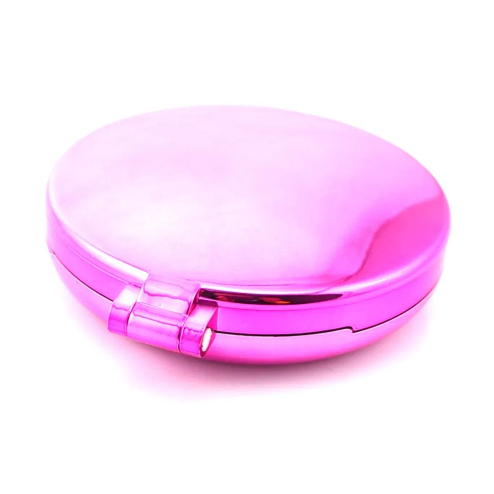 Round Shape Double Sides Foldable LED Makeup Pocket Mirror