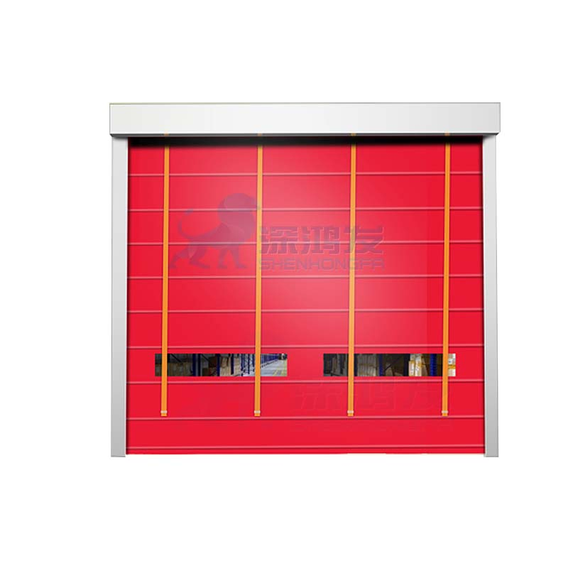 Auto Sensing High Speed PVC Stacking Rolling Door Lift Sheet Shutter Car Wash & Warehouse Door Garage Door