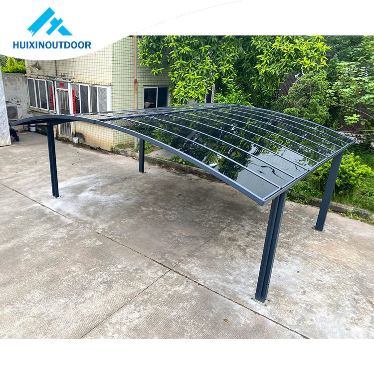 Morden Style Polycarbonate Carport Shelter 2 Prefab RV Cover Shed