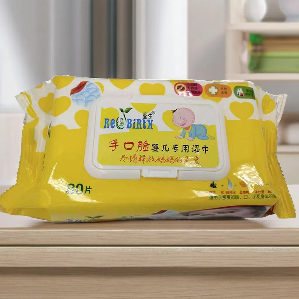 China Supplier's Hot Selling Baby Wet Wipe for Hand & Mouth Cleansing