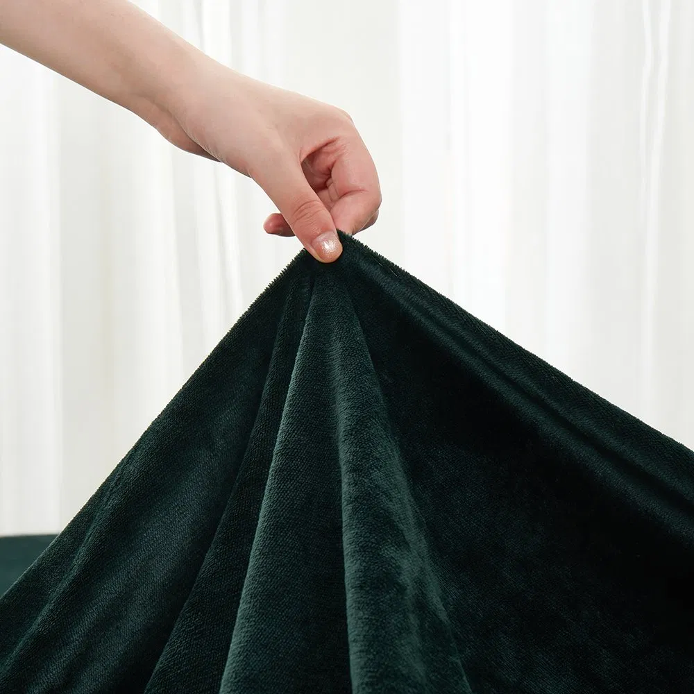 100% Teddy Fitted Dark Green with Plastic Around King/Queen/Twin Sizes