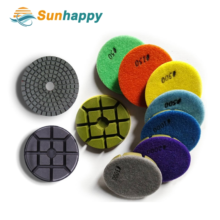 Diamond Polishing Pads Concrete Curing Floor Polishing Pads 100mm Wet Polishing Pads