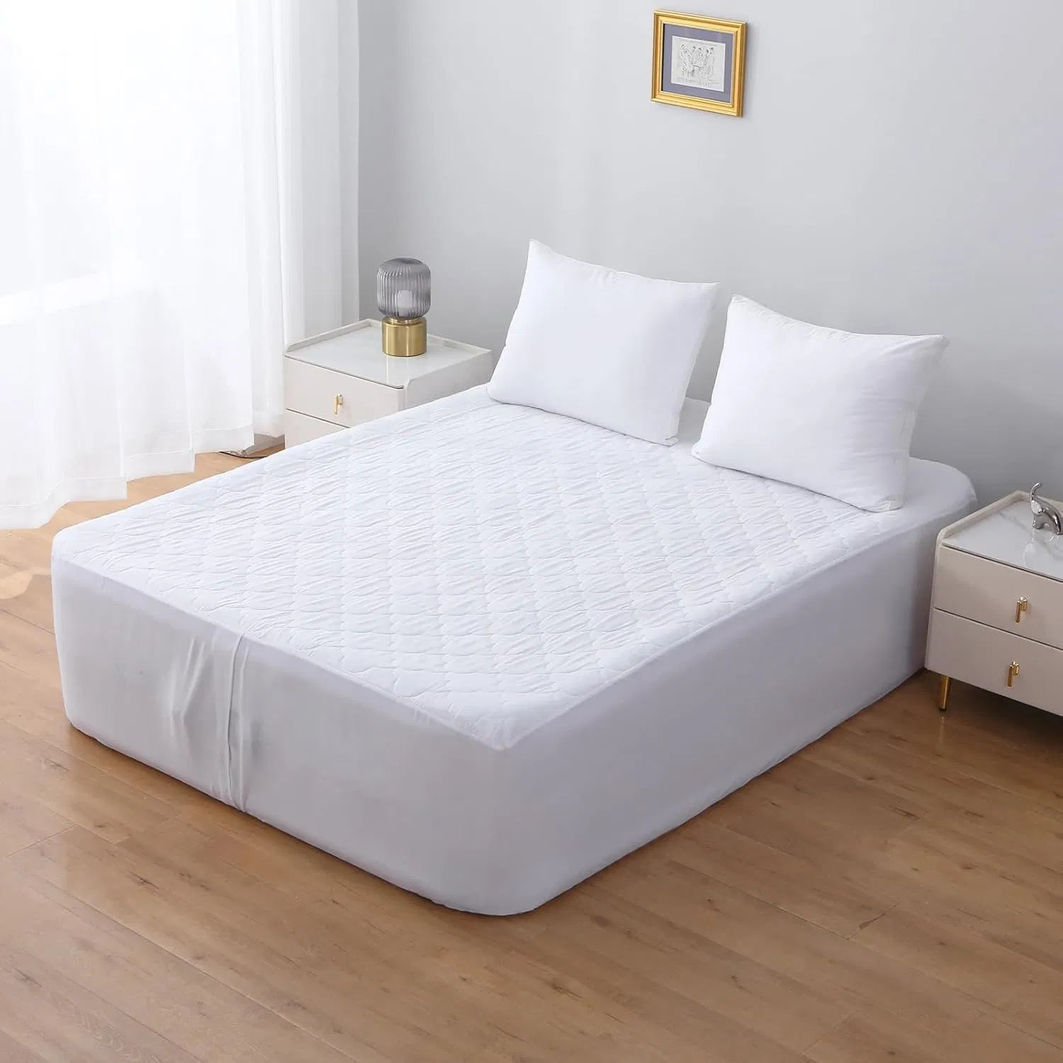 Full Air Mattress Pad Cover with Pump Access Opening