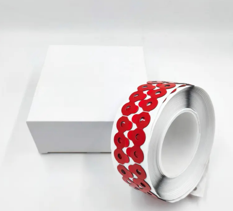 Red 18*24 mm 1000PCS/Roll Optical Lens Polishing Blocking Pads for Glasses Polish