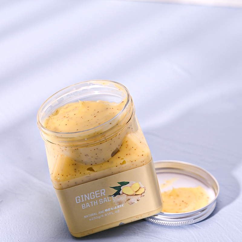 Aixin Private Label Ginger Body Scrub Moisturizing and Exfoliating Body, Face, Hand, Foot Scrub, Nourishes Skin, Deep Cleansing