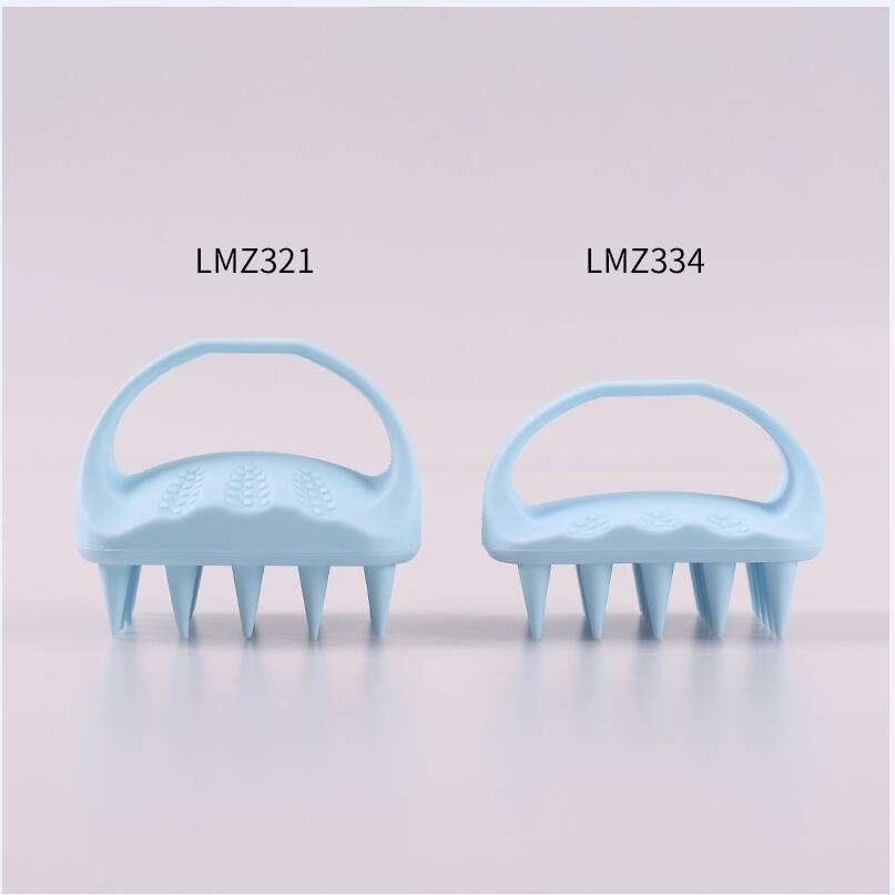 2023 Latest Shampoo Brush Recyclable Hair Massager Scalp Full Silicone Scalp Brush Eco Friendly Massager Detangling Hair Brush