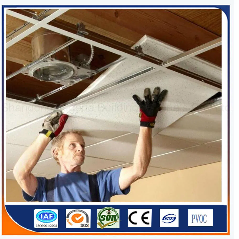 Mineral Fiber Board/Acoustic Suspended Mineral Fiber Ceiling Tiles