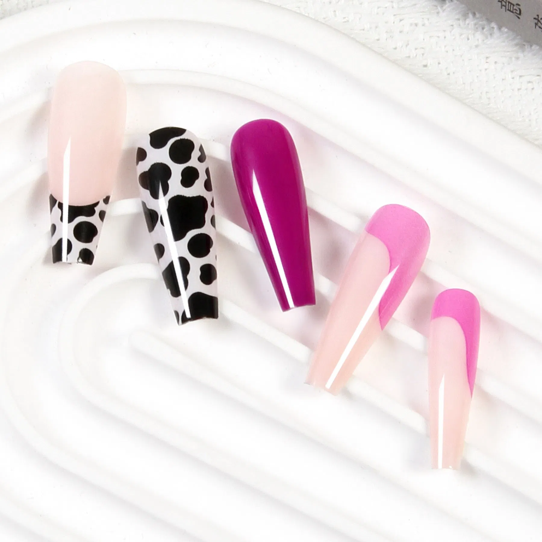 False Nails Extra Long Fake Nails Press on Nails UV Sensitive Nail Art