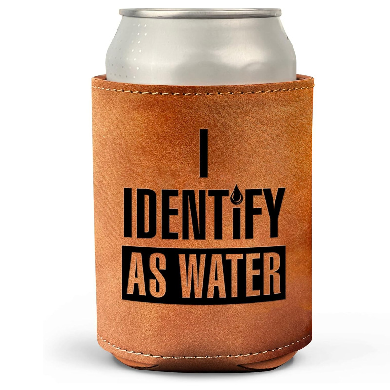 High Quality Leather Can Coolers Coozies Magnetic Kolder Kaddy Can Cozies