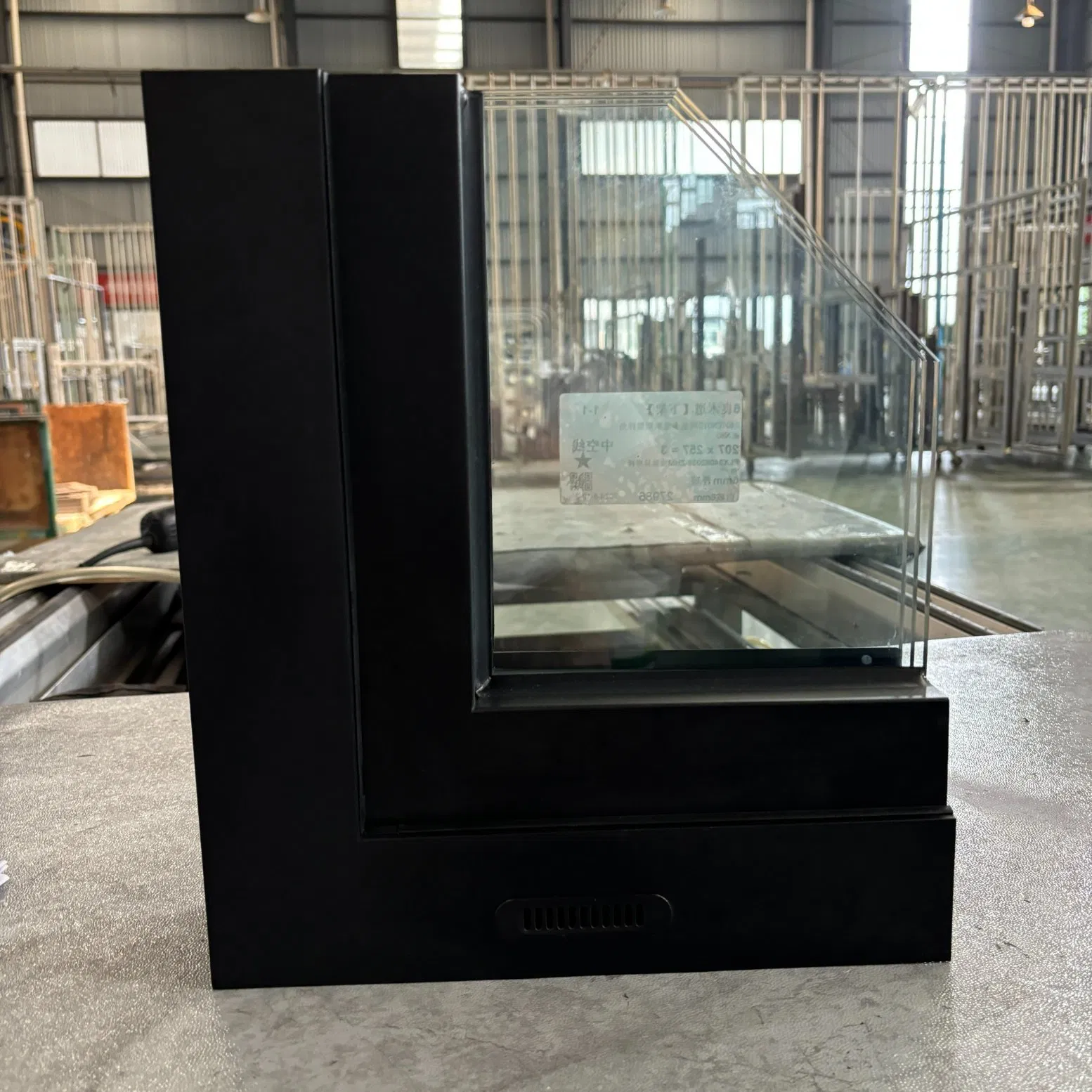 Leawod Customized Heat Insulation Soundproofed Wood Aluminum Composite Window with CSA Certification
