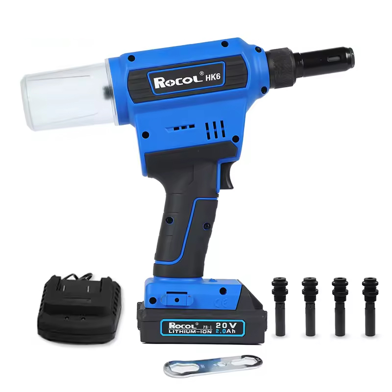 Rl-HK6 Power Tools High Tensile Rivet Gun Lithium Rivet Gun for 4.8-6.4mm