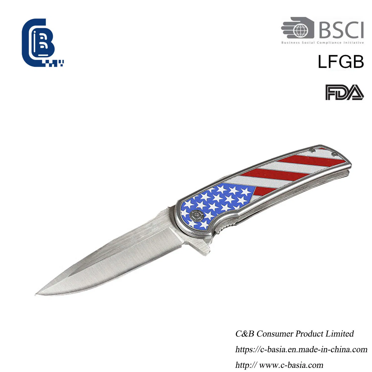 Folding Outdoor Camping Survival Tactical Pocket Knife, Hunting Combat Knife