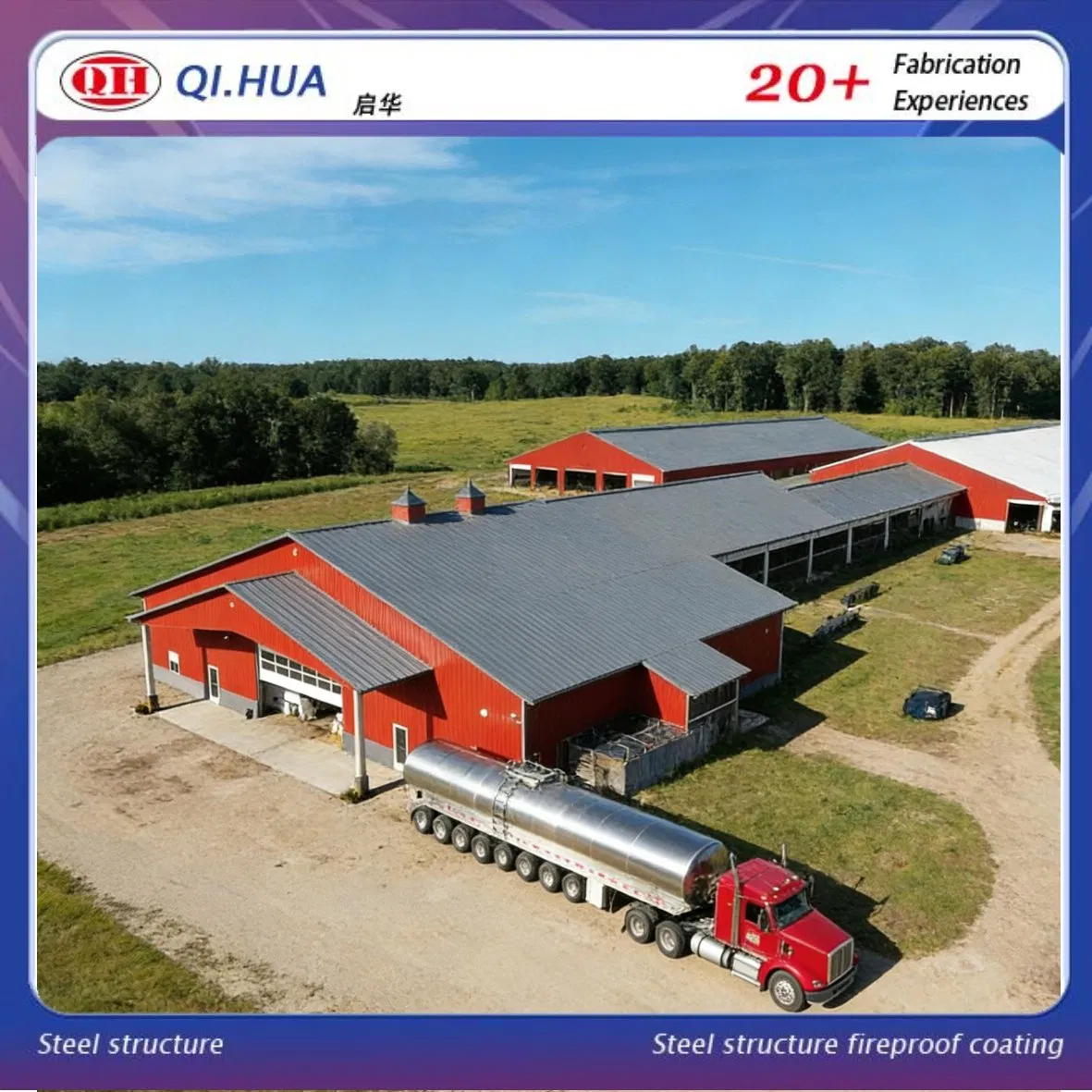Reliable Prefab Farm Building for Modern Agricultural and Livestock Applications