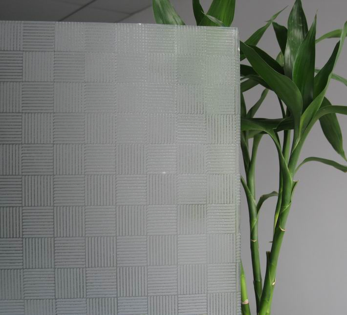 12mm Acid Etched Glass for Decoration/Construction/Bathroom/Commercial Building