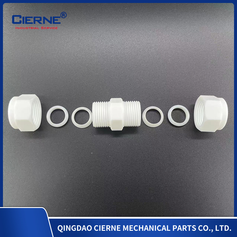 Small Parts Flexible and Wear-Resistant PTFE Connector Wear-Resistant Triangular PTFE