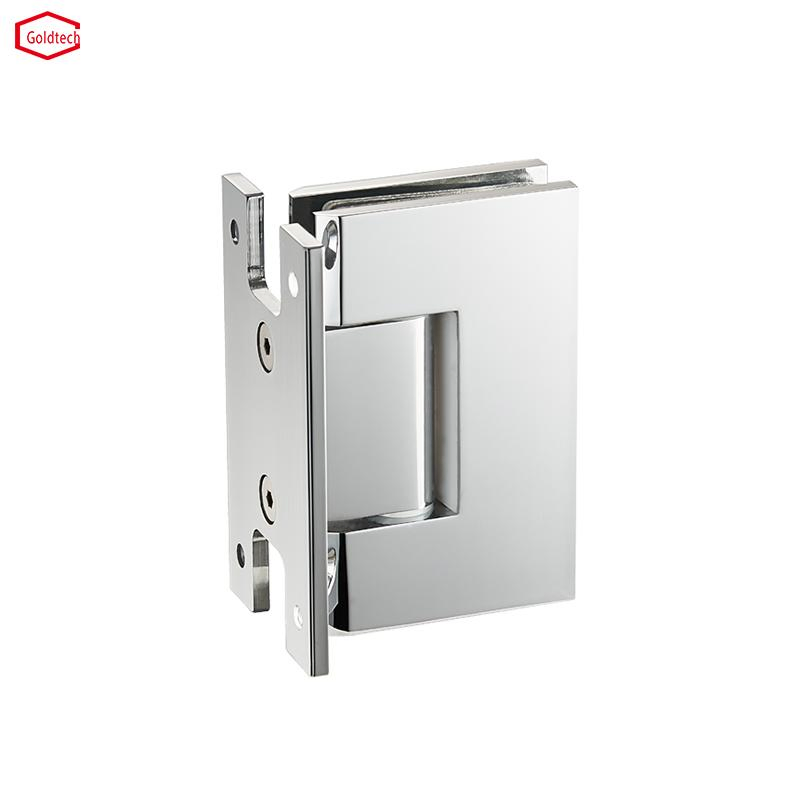 Поворотная петля для душевой двери из нержавеющей стали 90°