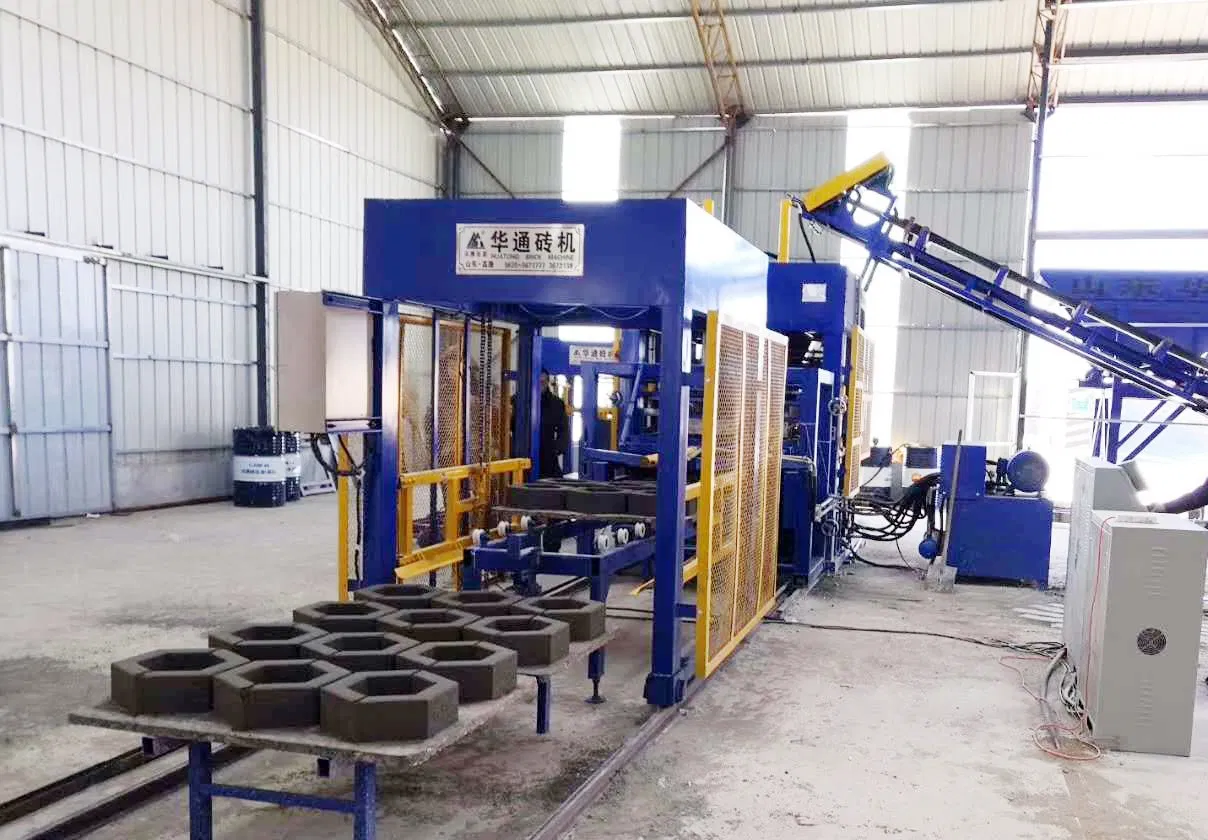 -Qt10-15 Fully Automatic Concrete Block Making Machine