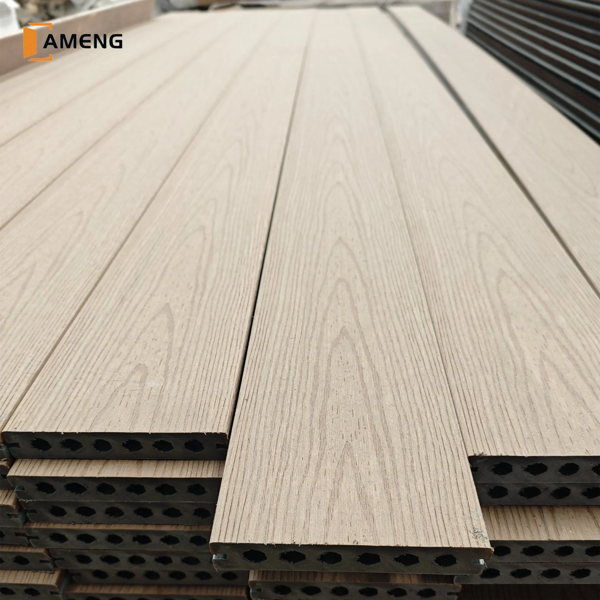 140X22mm 140X25mm Outdoor Wood Texture Exterior ASA WPC Co-Extruded Composite Decking