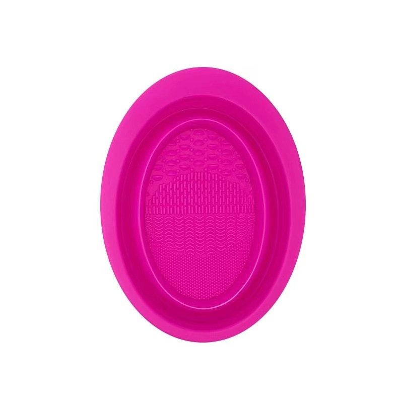 Foldable Silicone Cosmetic Brush Washing Bowl Silione Travel Makeup Bowl