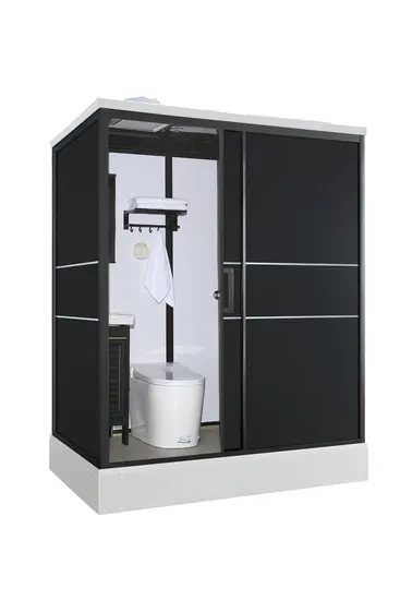Integrated Bathroom Glass Shower Cabin Prefab Bathroom