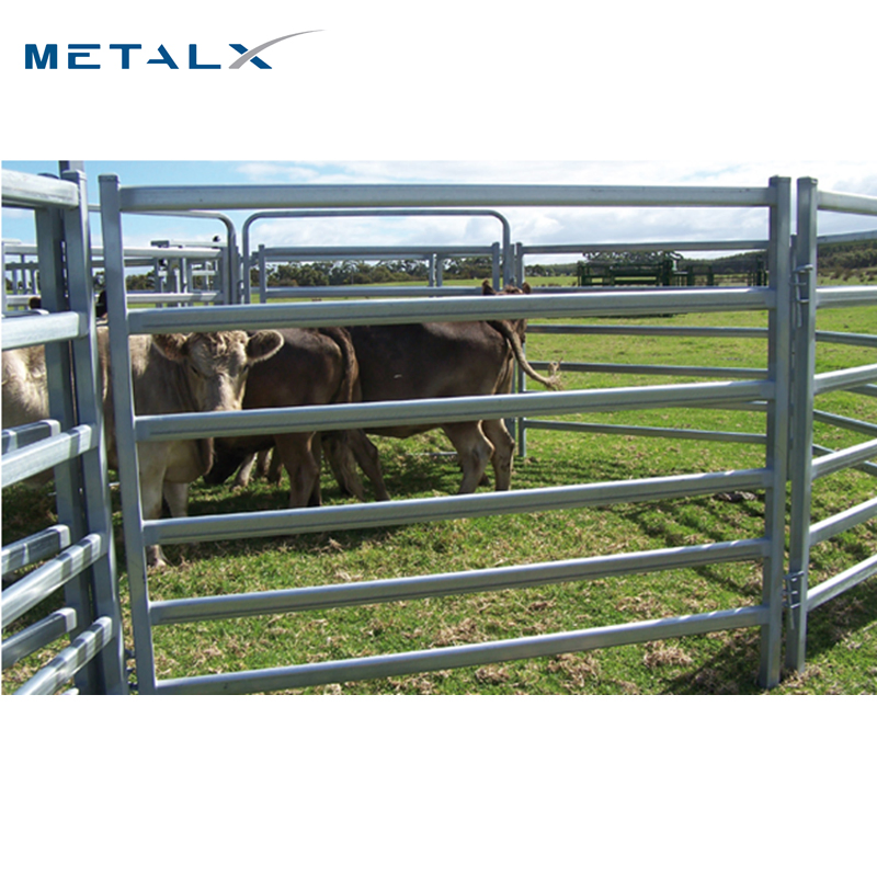 Galvanized Graduated Fixed Knot Welding 3 Meter 4-Rail Livestock Tight Lock Corral Fence for Horse/Field Cattle/Sheep/Goat/Deer/Game