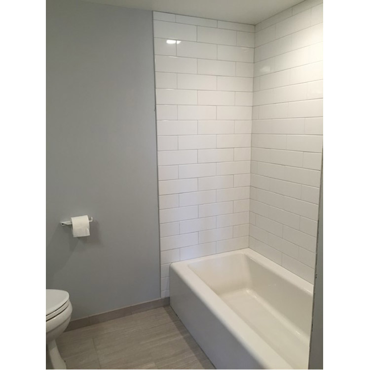 Hotel Bathroom Shower Wall Panel Covering Acrylic Solid Surface Artificial Stone Cultured Marble Shower Tub Surround