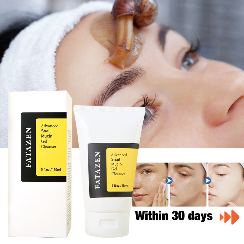 Private Label Jelly Moisturizing Anti Acne Treatment Face Wash Gel Deep Cleansing Gel Smoothing Foaming Snail Facial Cleanser