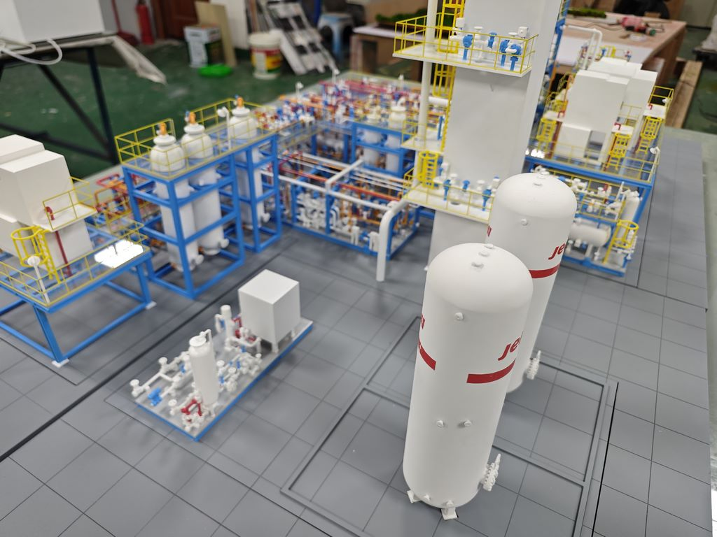 Chemical Plant Model for Enterprise Activities and Exhibition Innovation Display