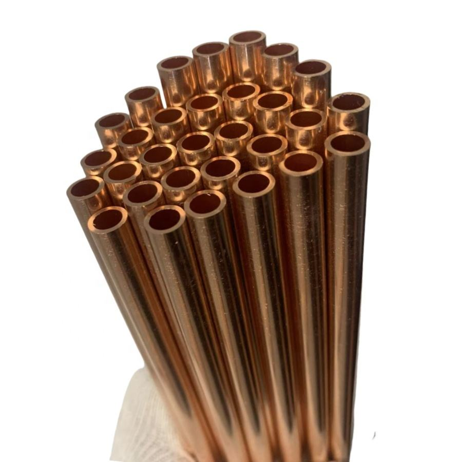 Hot Sale High Quality C10100 C10200 C11000 Copper Tube 3mm 4mm 5mm 99.9% Copper Pipe