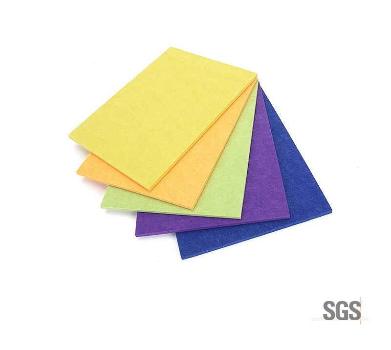 Flame Retartant Polyester Fiber Decorative Acoustic Panel for Stadium/Meeting Room