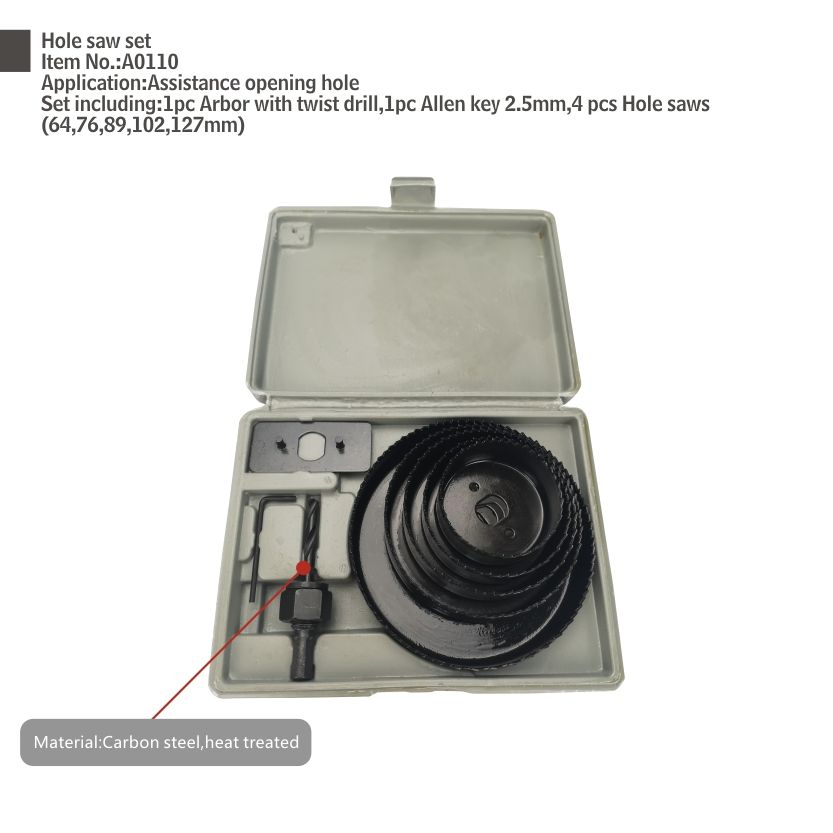 8PCS Wood Working Wood Hole Saw Set