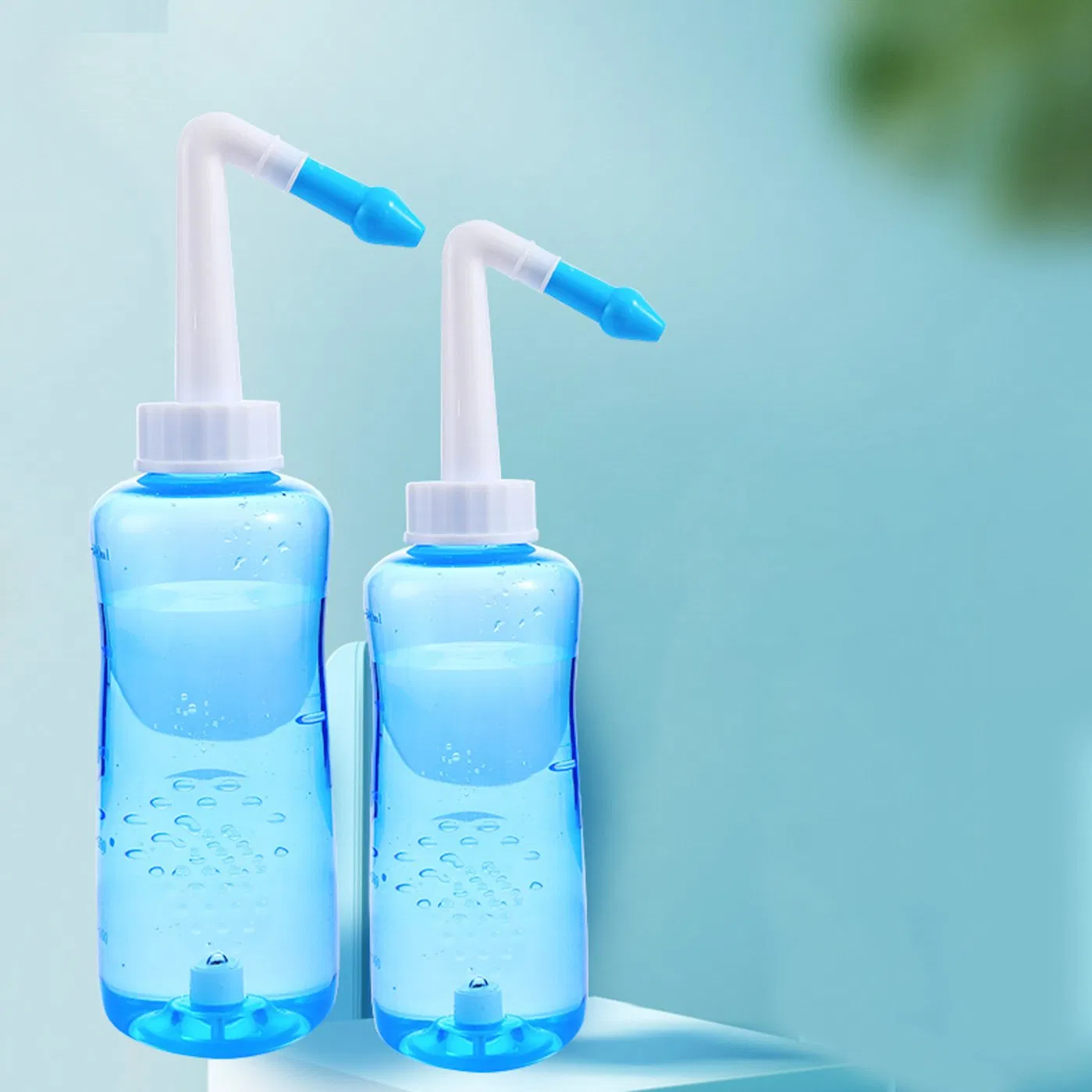 CE&ISO Approved Automatic Nasal Rinse Bottle Nose Clean Bottle Ergonomic Nasal Wash Irrigator Bottle