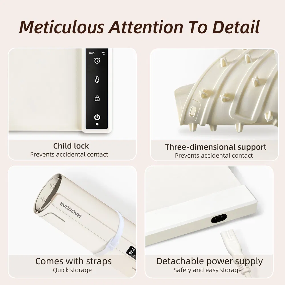 Foldable Food Warming Mat with Adjustable Temperature Control