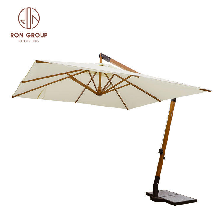 Большая круглая алюминиевая садовая зонт-тент