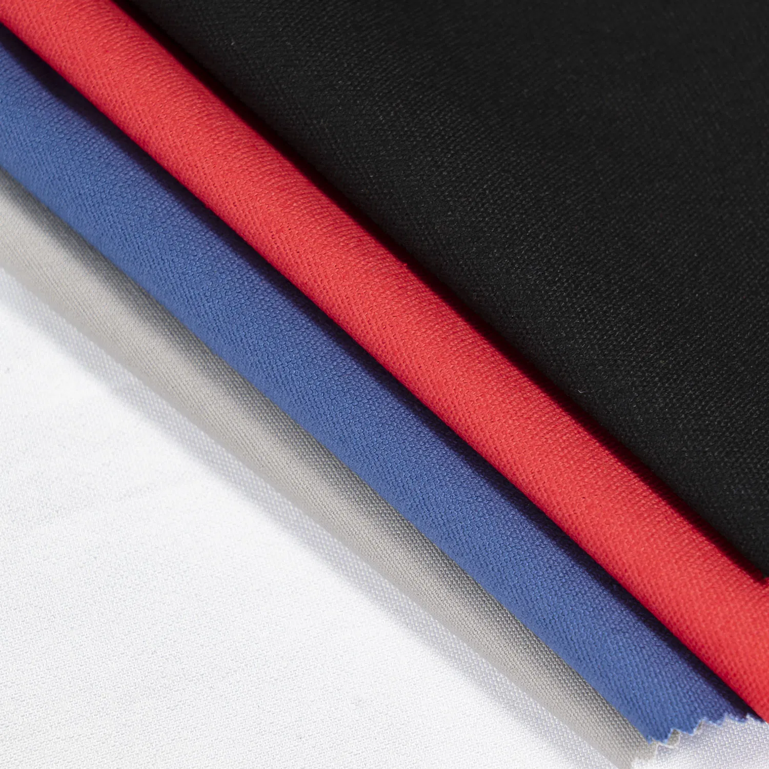 CVC 75/25 Water Oil Repellent Fabric for Security Coats / Jacket / Pants / Trousers Garment Industry Workwear