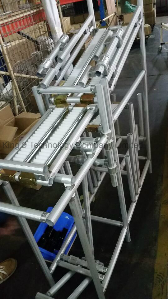 Aluminum Slide Tube for Rack, Industrial Automation Assembly