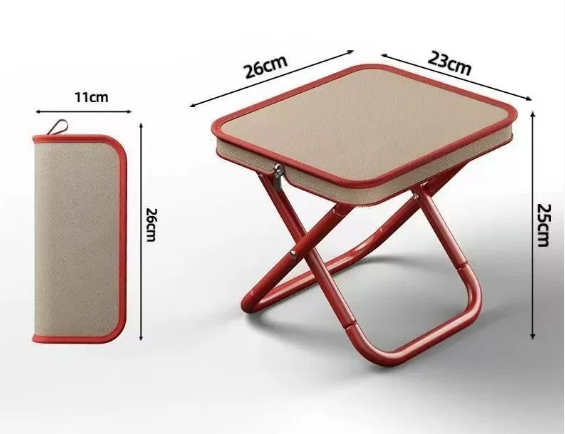 Camping Chair, -Portable-Stool-Outdoor-Picnic-Camping-Mini-Stool, Fishing Folding Stool