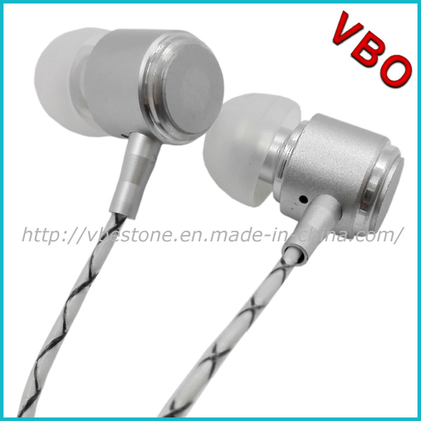 High Quality Metal Earphone, Mobile Phone Earphone with Mic