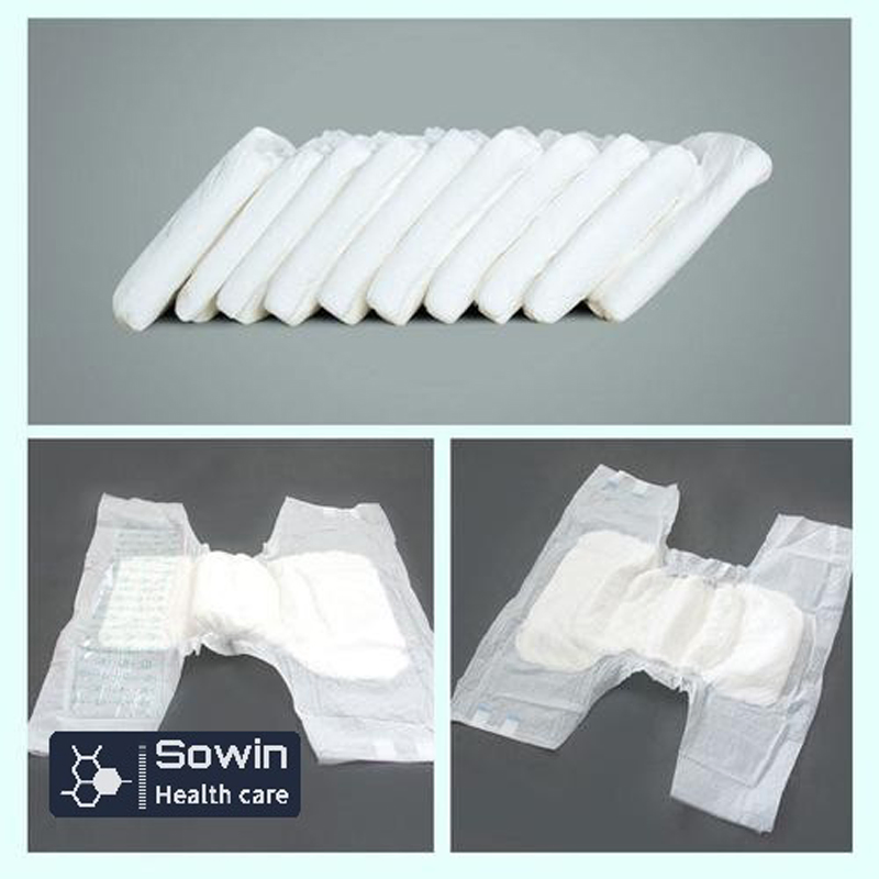 Elastic Surround PE Non-Woven Backsheet Adult Diaper with Frontal