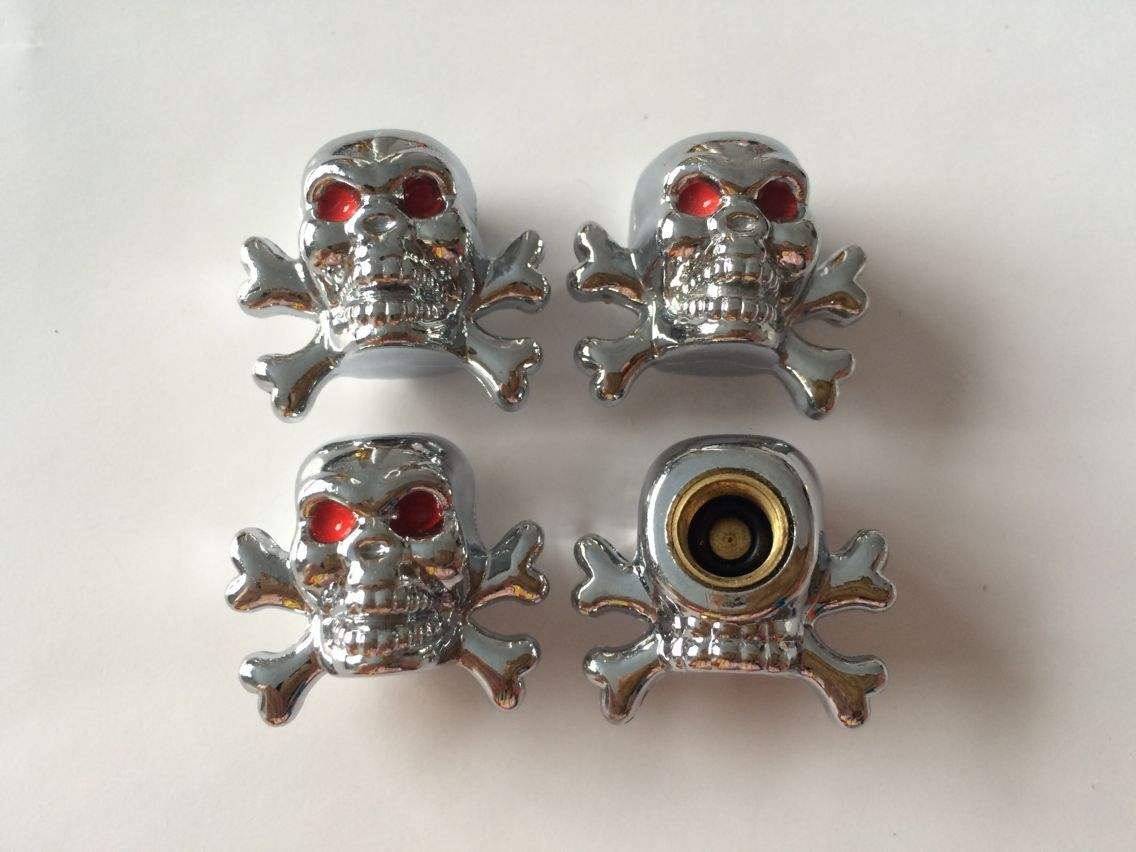 Колпачки для ниппелей Skull, 4 шт.