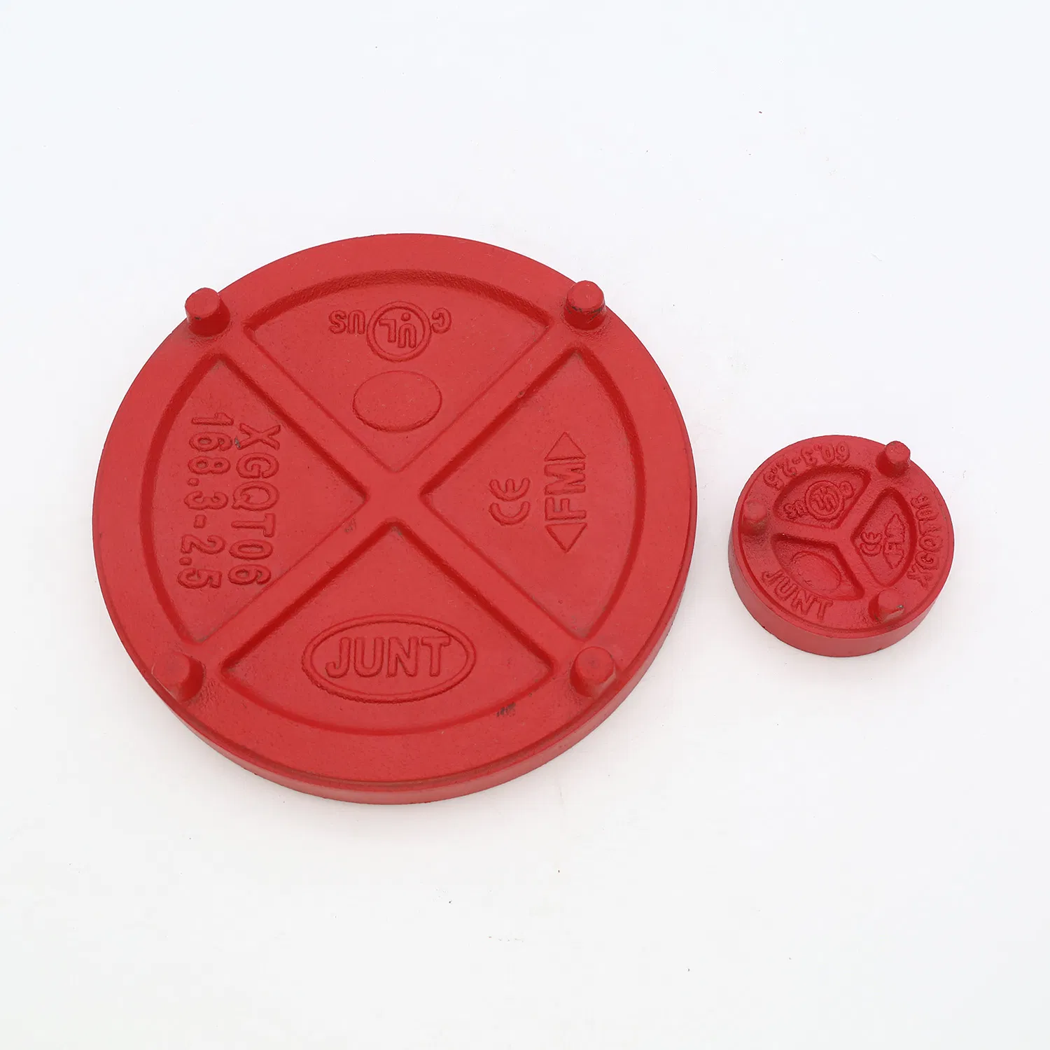 Ductile Cast Iron Grooved Pipe Fittings End Cap for Stainless Steel Pipe